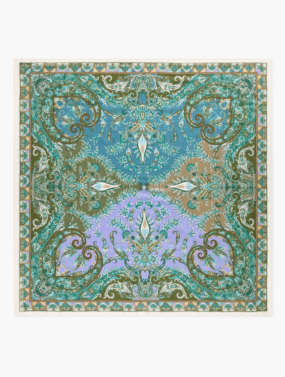 ECHO PAISLEY OVERSIZED SQUARE SCARF | Talbots for sale