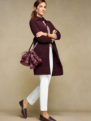 ECHO PLEATED LIVELY FLORAL OBLONG SCARF | Talbots on sale