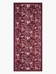 ECHO PLEATED LIVELY FLORAL OBLONG SCARF | Talbots on sale