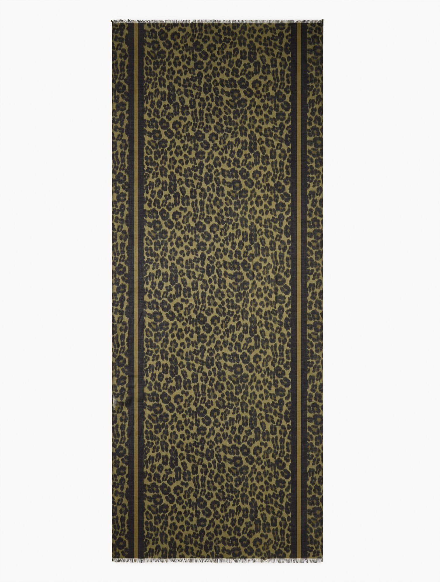OPULENT OCELOT OBLONG SCARF | Talbots sale