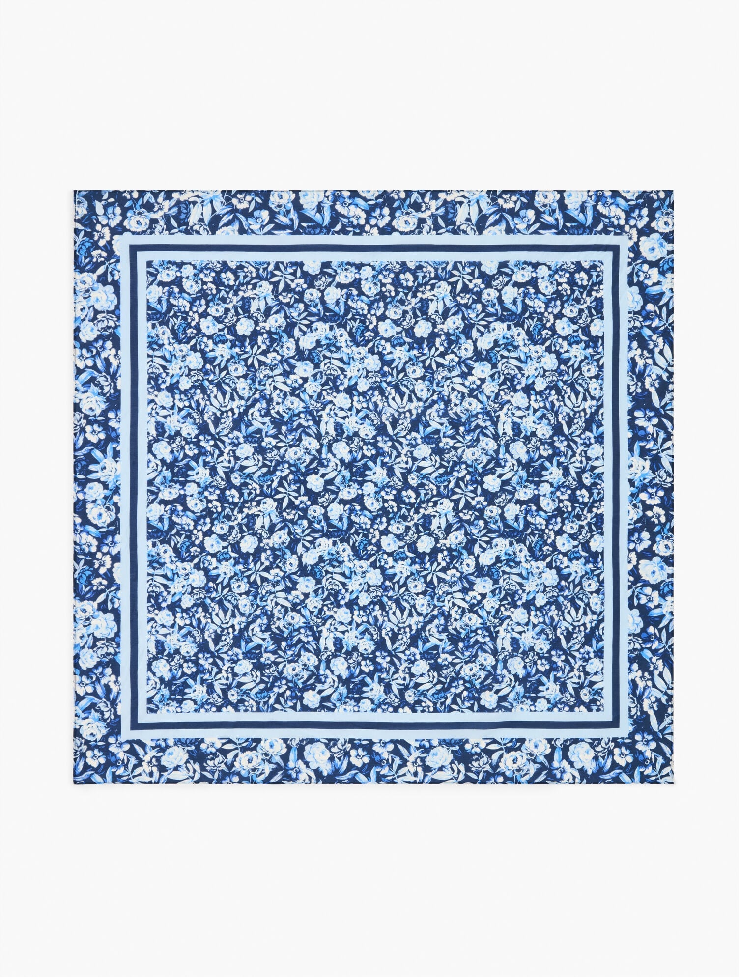RAVISHING FLORAL SQUARE SCARF | Talbots for sale