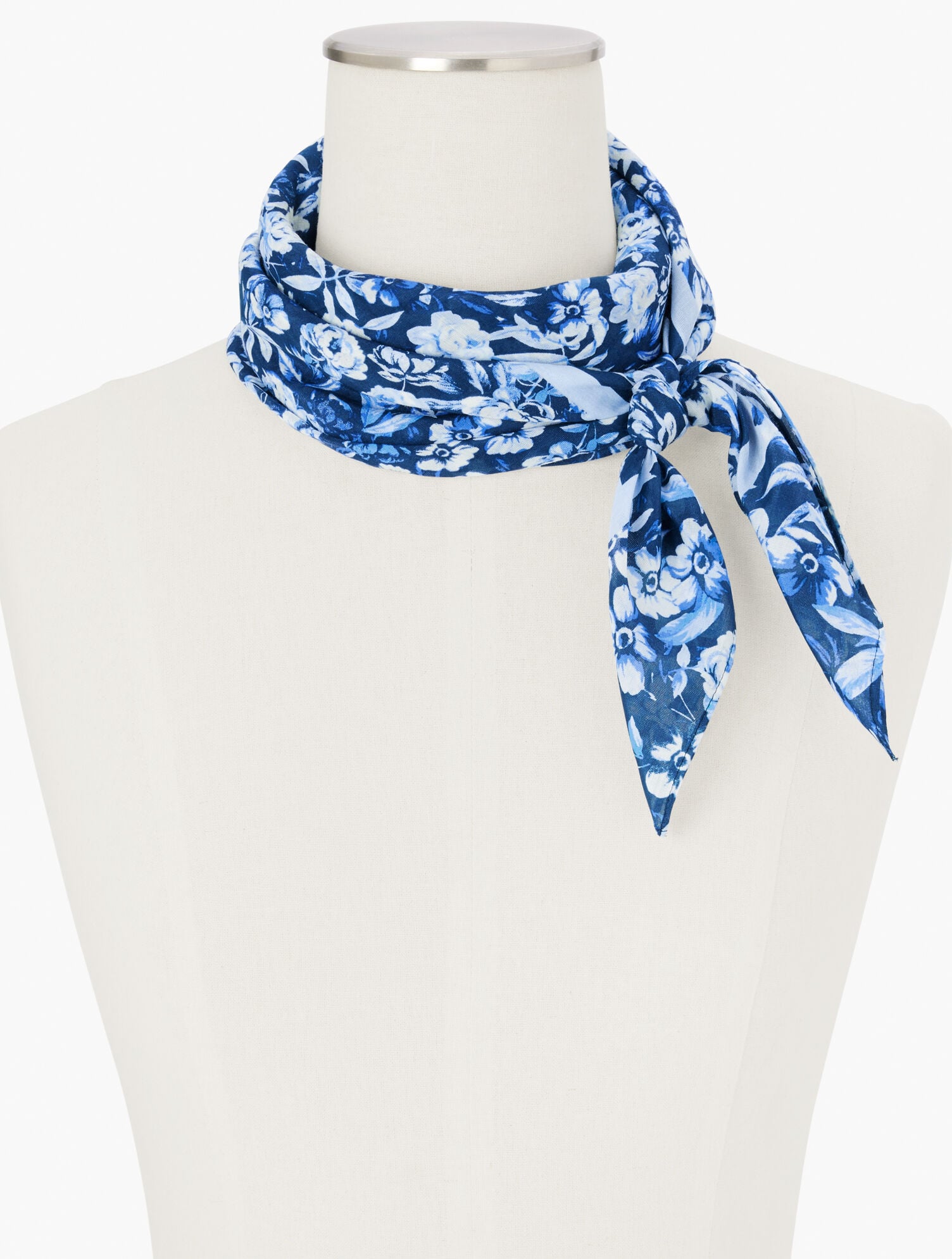 RAVISHING FLORAL SQUARE SCARF | Talbots for sale