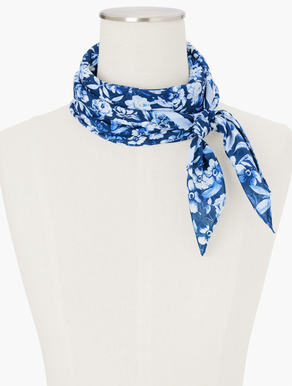 RAVISHING FLORAL SQUARE SCARF | Talbots for sale