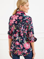 MODERN CLASSIC SHIRT - JOYFUL JACOBEAN | Talbots for sale