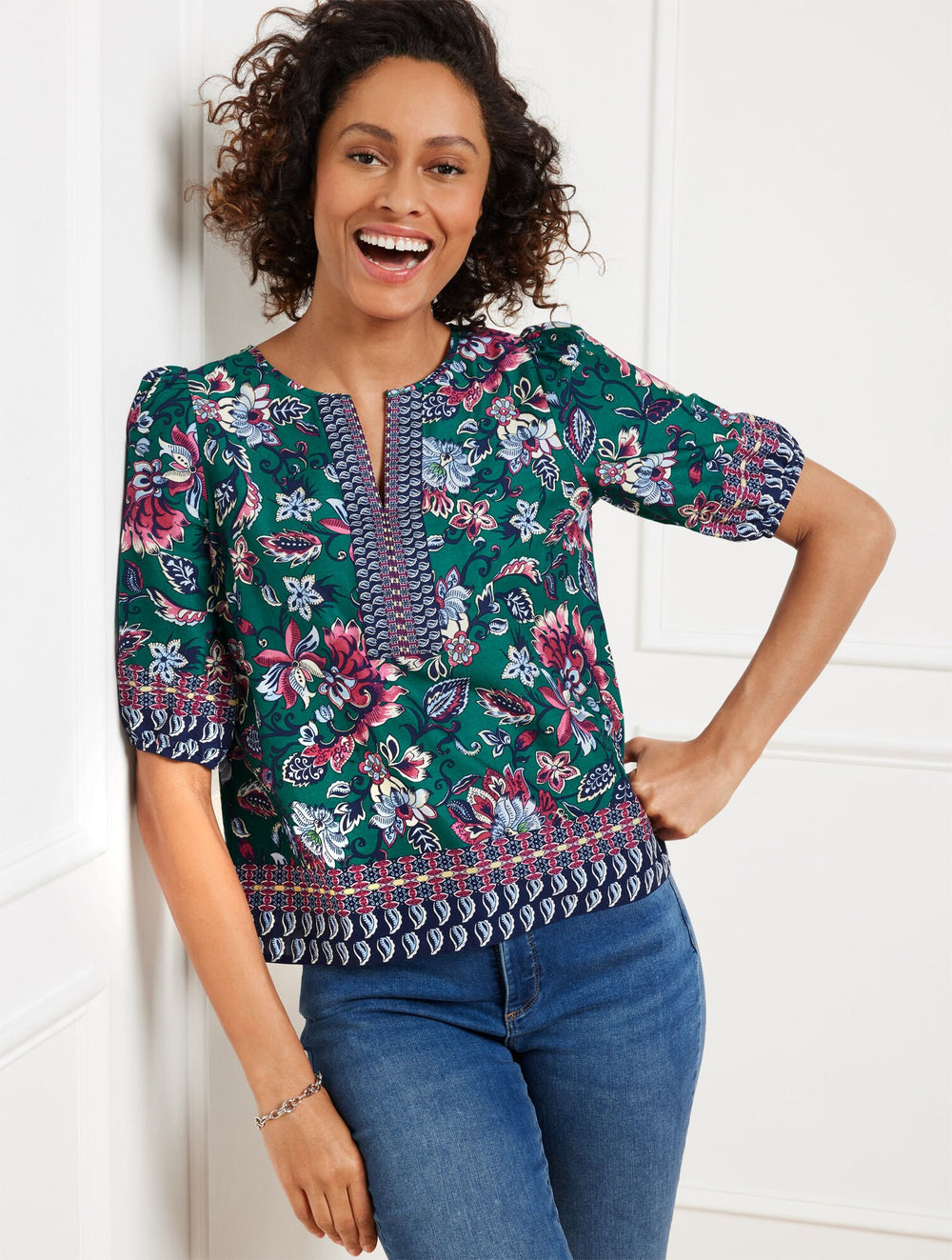 GORGEOUS GARDEN TOP | Talbots outlet