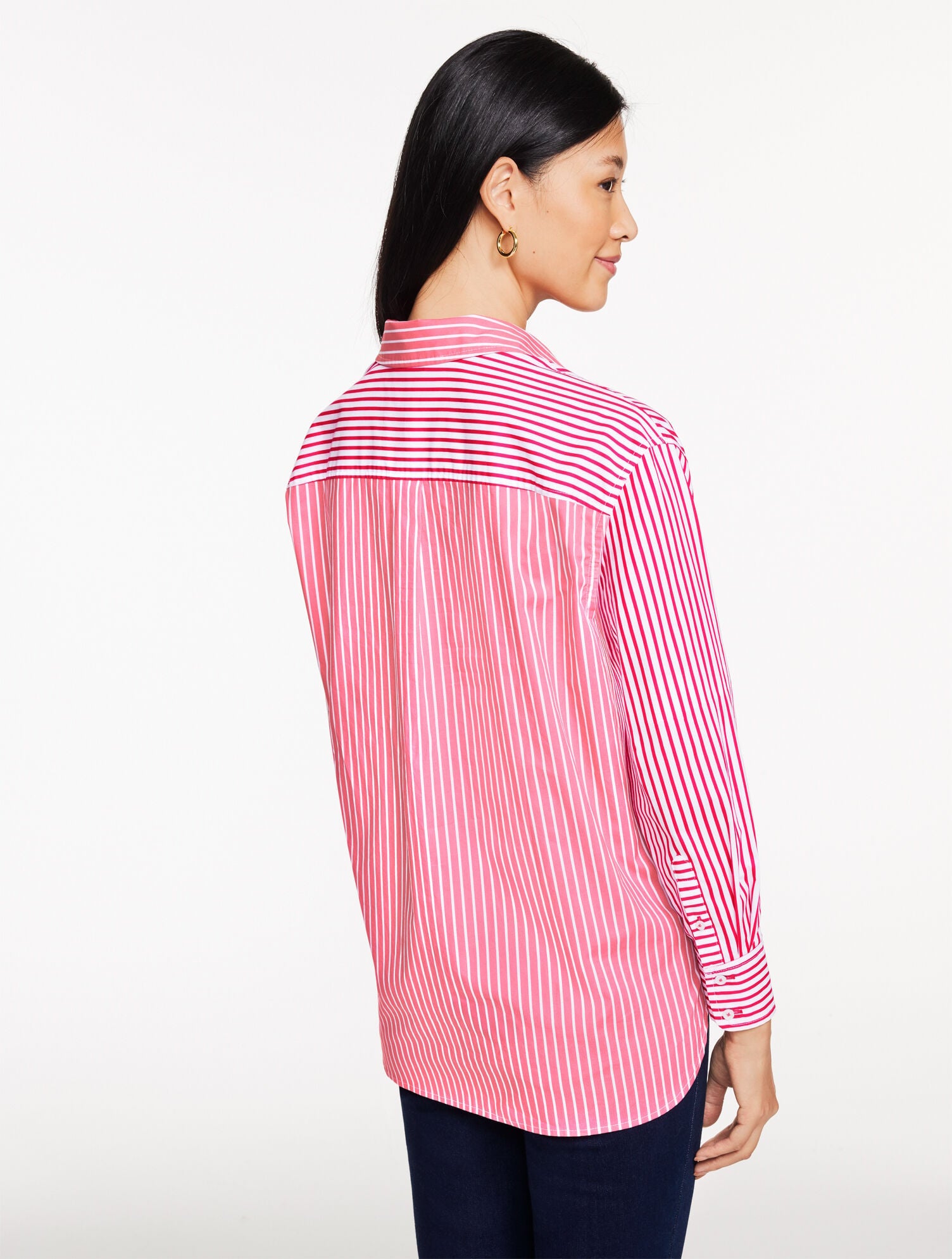 POPLIN TOP - TAILORED STRIPE | Talbots for sale