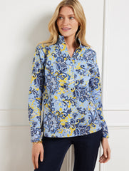 NON-IRON POPOVER - IKAT FLOWERS | Talbots online