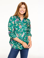 MODERN CLASSIC SHIRT - ORNATE JACOBEAN | Talbots outlet
