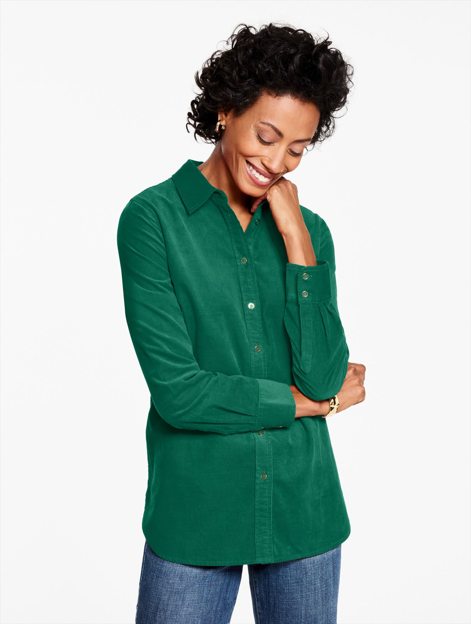 CORDUROY MODERN CLASSIC SHIRT | Talbots discount