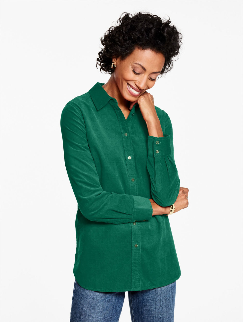 CORDUROY MODERN CLASSIC SHIRT | Talbots discount