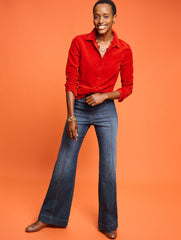 CORDUROY MODERN CLASSIC SHIRT | Talbots discount
