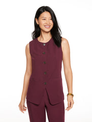 CITY TWILL VEST | Talbots outlet