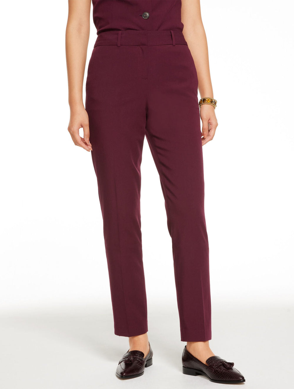 SLIM LEG CITY TWILL PANTS | Talbots sale