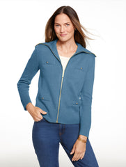 FULL-ZIP CARDIGAN | Talbots US