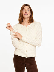 SCALLOP CREWNECK CARDIGAN | Talbots online