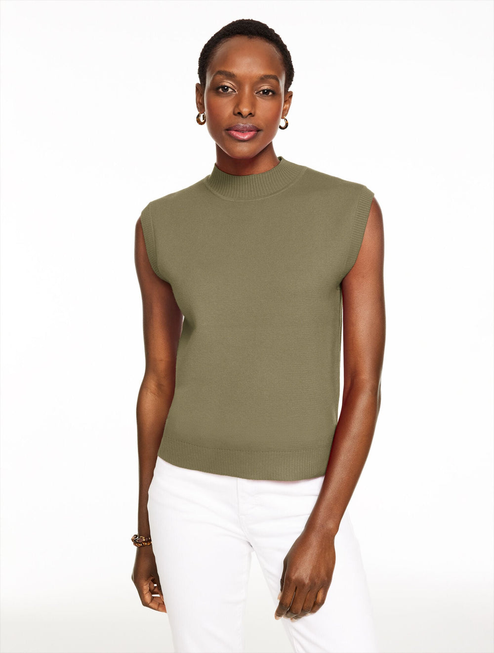 MOCKNECK SWEATER VEST | Talbots sale