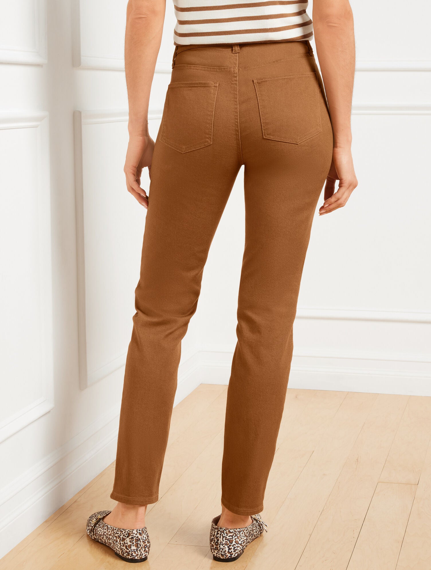 SLIM ANKLE JEANS - PIECE DYED | Talbots near me