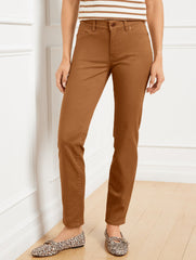 SLIM ANKLE JEANS - PIECE DYED | Talbots near me