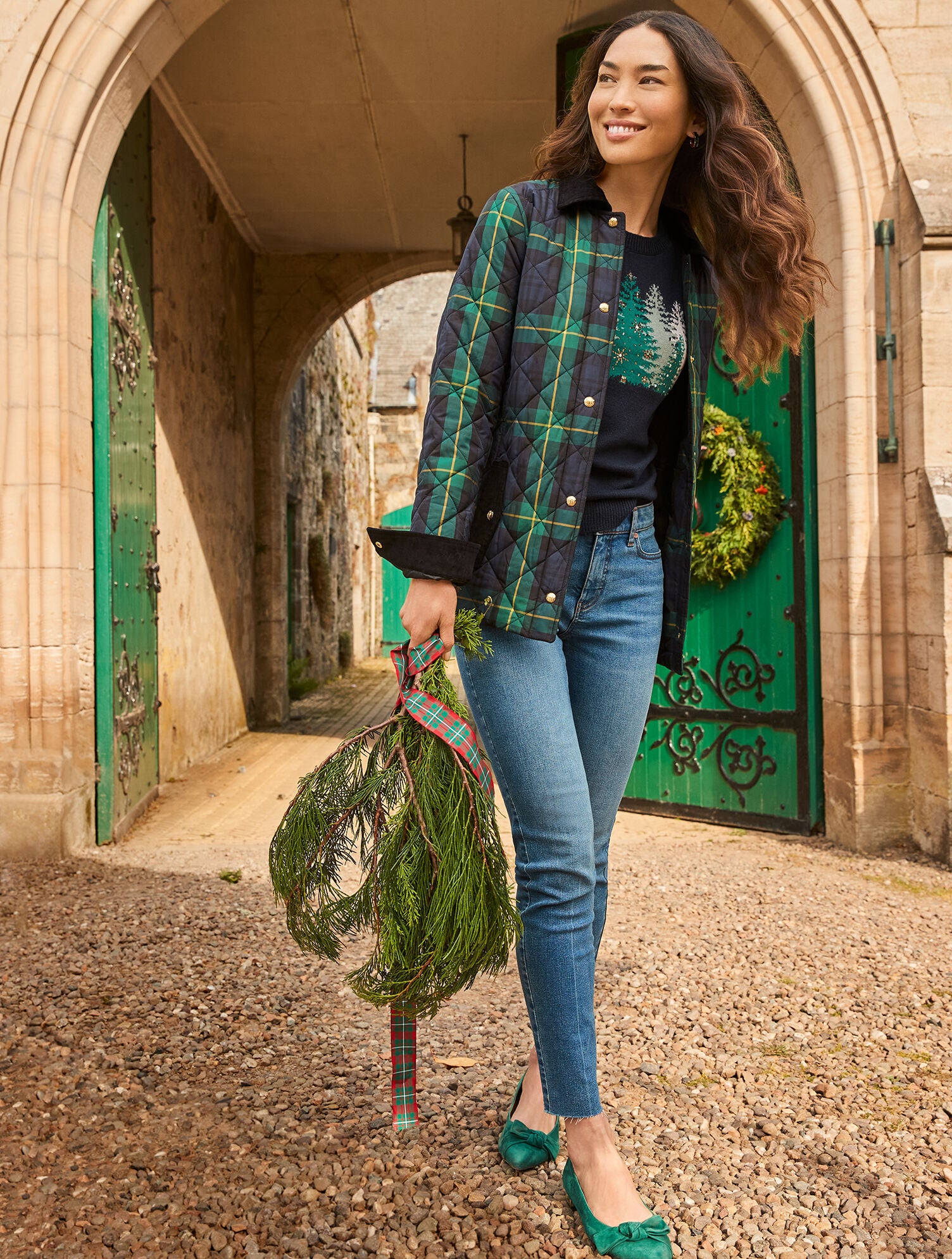 SLIM ANKLE RAW HEM JEANS - ROSLYN WASH | Talbots sale