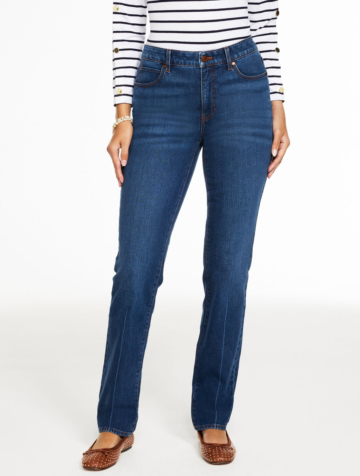 STRAIGHT LEG JEANS - RAMONA WASH | Talbots outlet