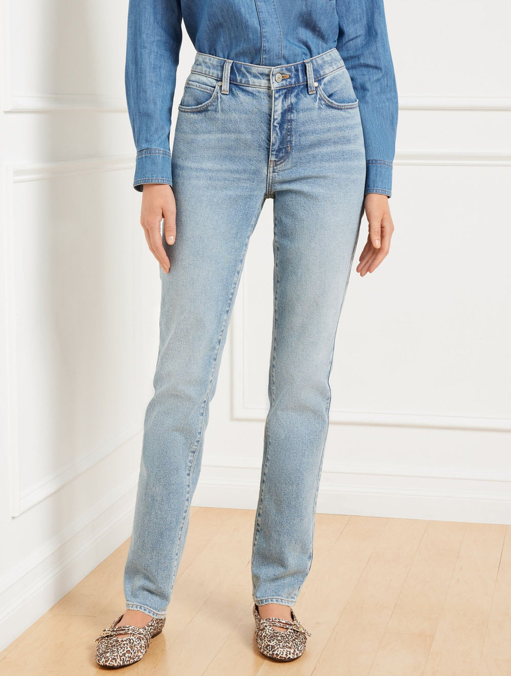 STRAIGHT LEG JEANS - GLENDALE WASH | Talbots US