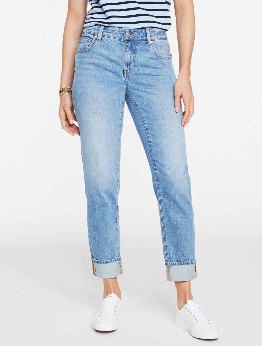 EVERYDAY RELAXED JEANS - FORSYTHIA WASH | Talbots discount