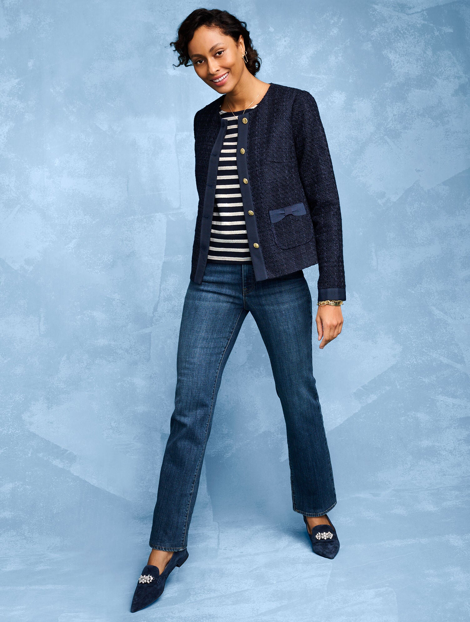 BARELY BOOT JEANS - EMMA WASH | Talbots outlet