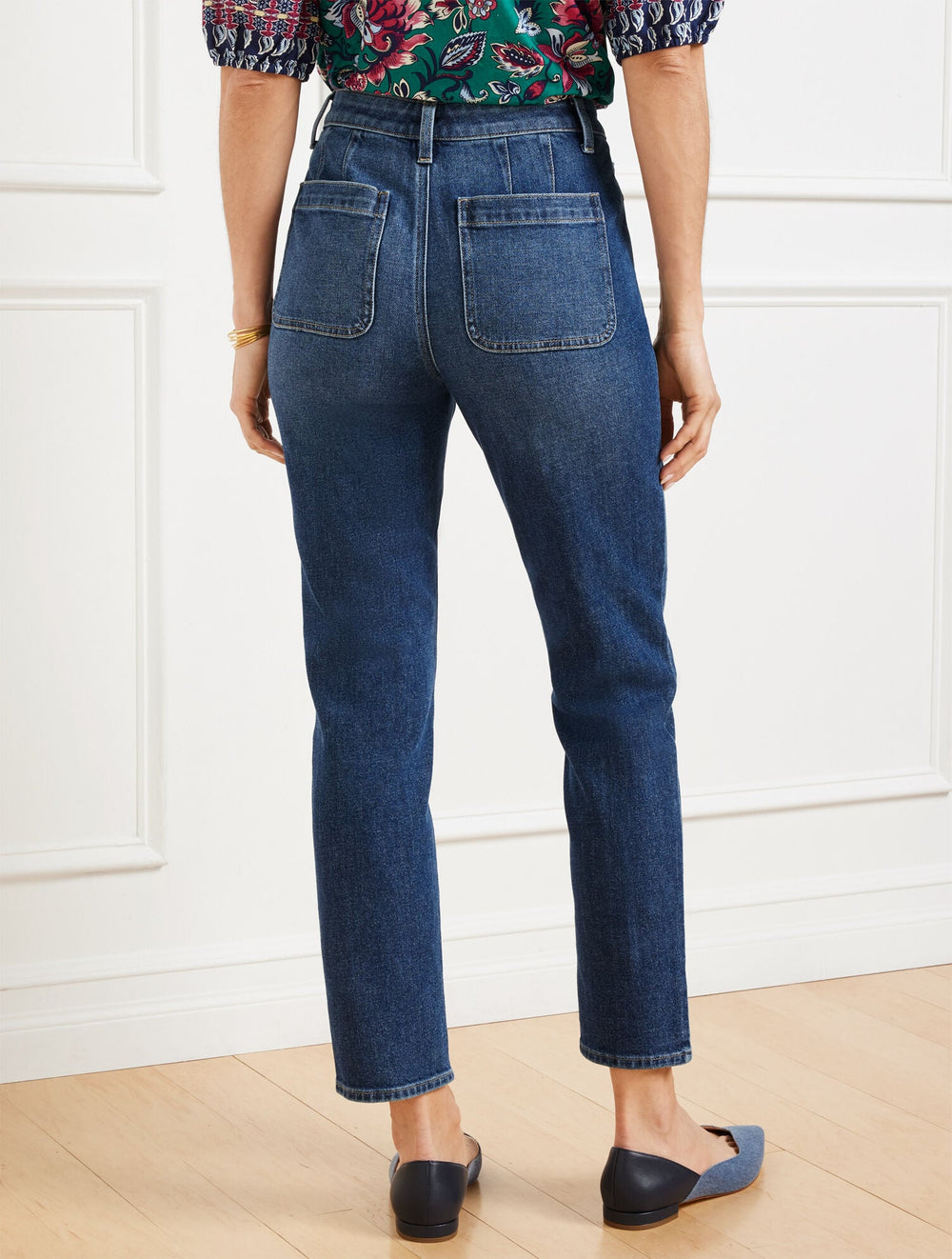 SLIM STRAIGHT ANKLE JEANS - PENELOPE WASH | Talbots near me