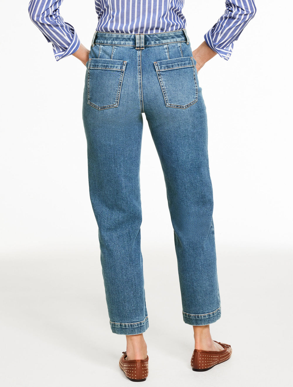 STRAIGHT ANKLE JEANS - CORTLANDT WASH | Talbots for sale