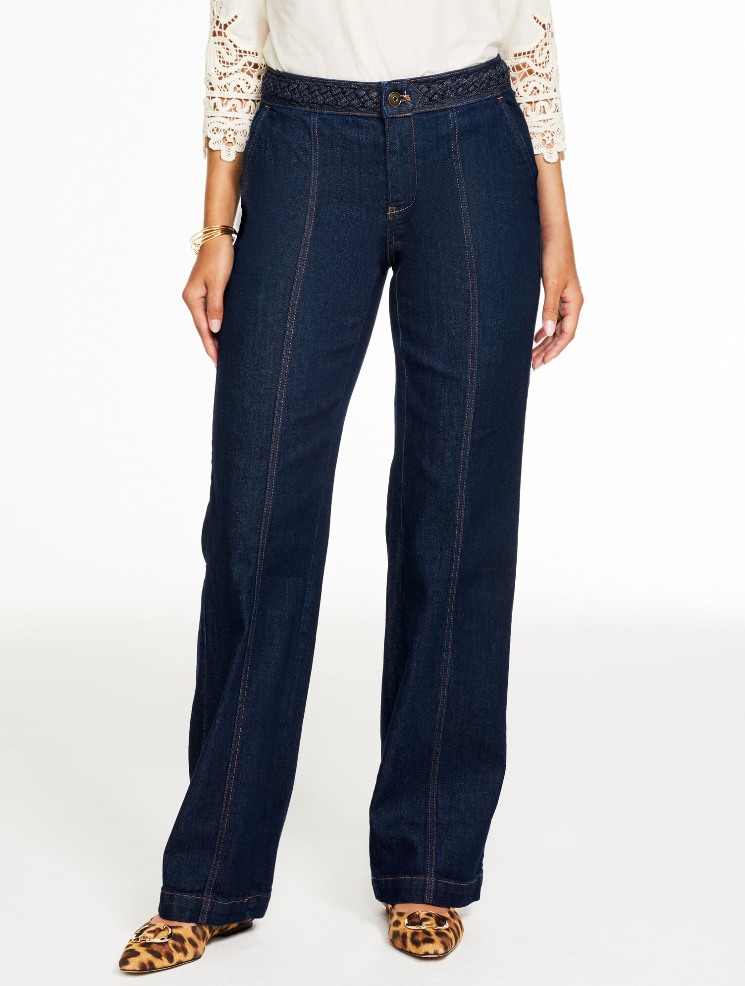CLASSIC JEAN TROUSERS - VERONICA WASH | Talbots on sale