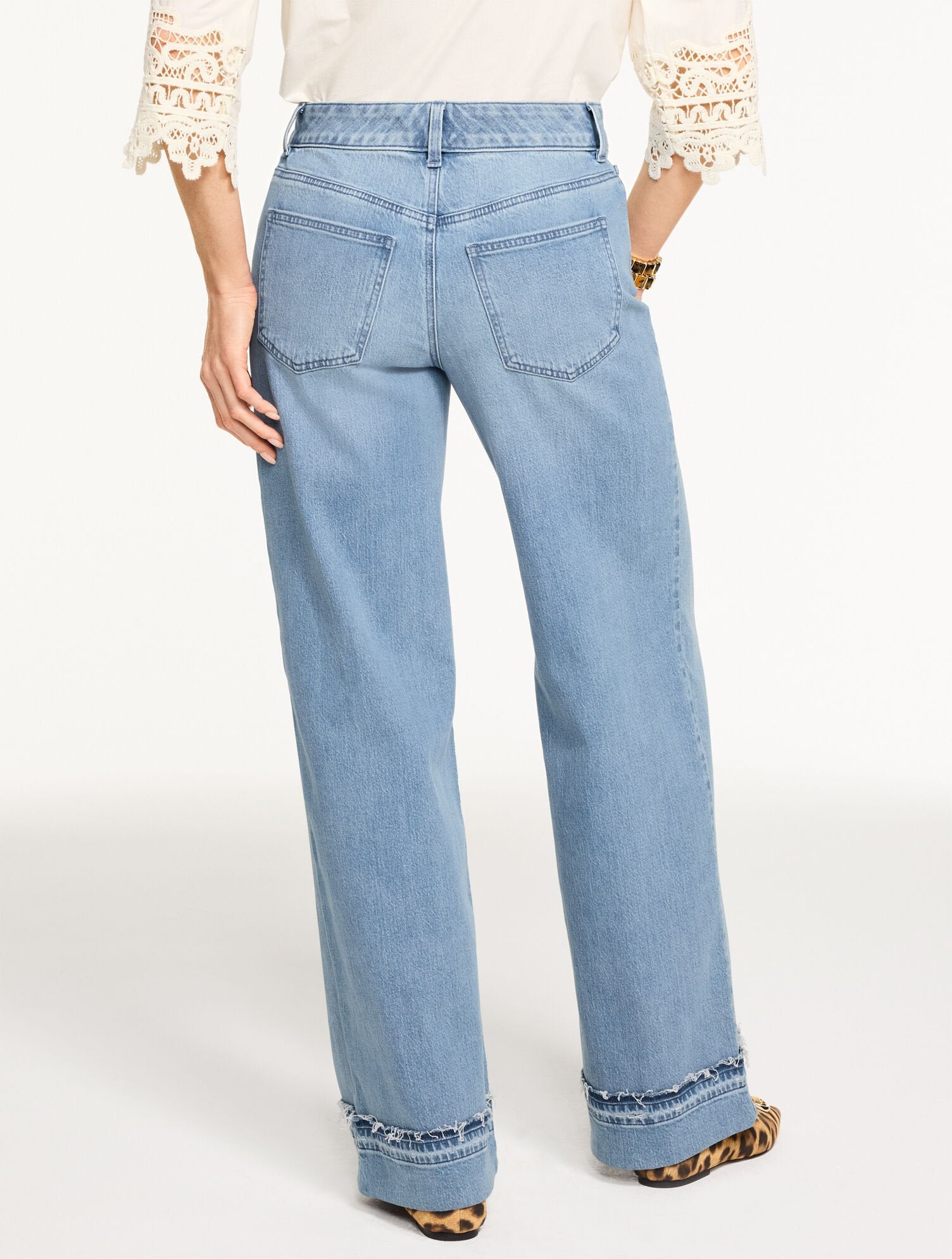 RELAXED TROUSER JEANS - PERRY WASH | Talbots discount