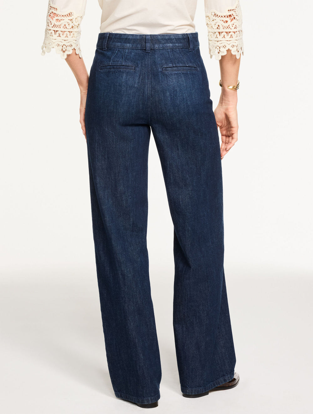 RELAXED TROUSER JEANS - WELLINGTON WASH | Talbots sale