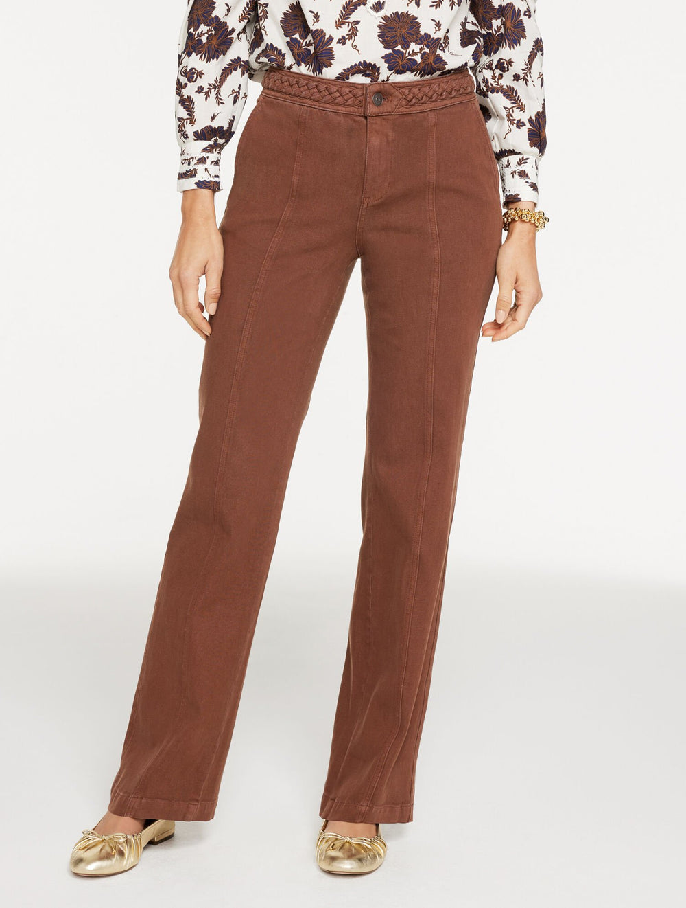 CLASSIC JEAN TROUSERS - BRAIDED WAIST | Talbots US