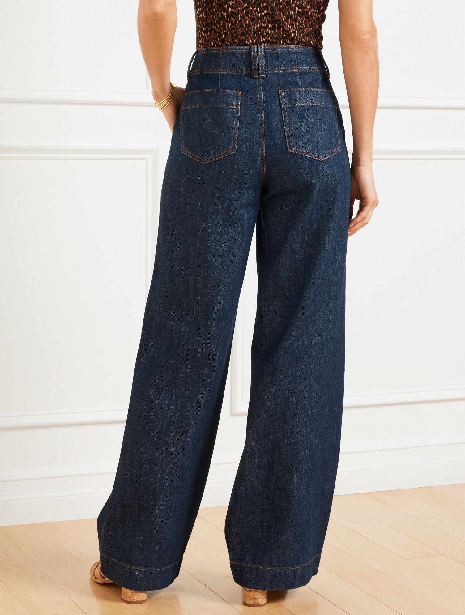 RELAXED TROUSER JEANS - CHARLOTTE WASH | Talbots discount