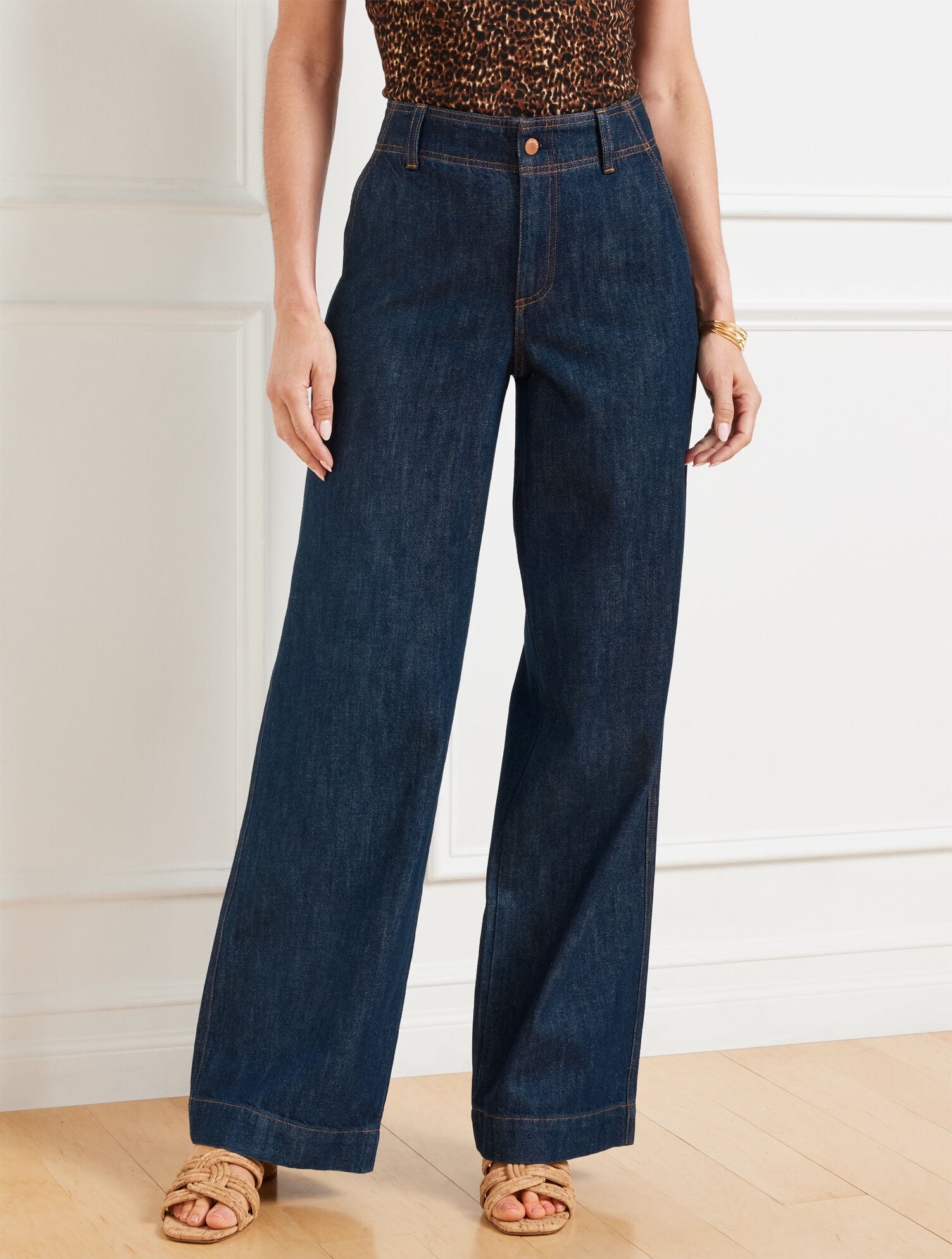 RELAXED TROUSER JEANS - CHARLOTTE WASH | Talbots discount