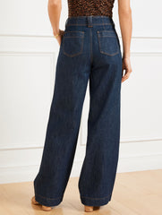 RELAXED TROUSER JEANS - CHARLOTTE WASH | Talbots discount