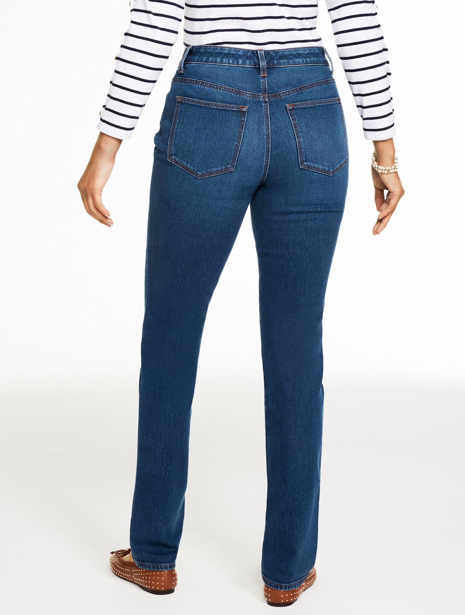 STRAIGHT LEG JEANS - RAMONA WASH - CURVY FIT | Talbots near me