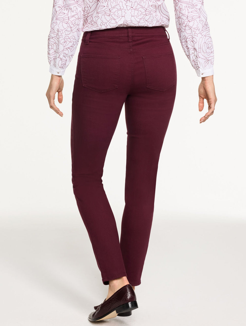 SLIM ANKLE JEANS - SOLID - CURVY FIT | Talbots sale
