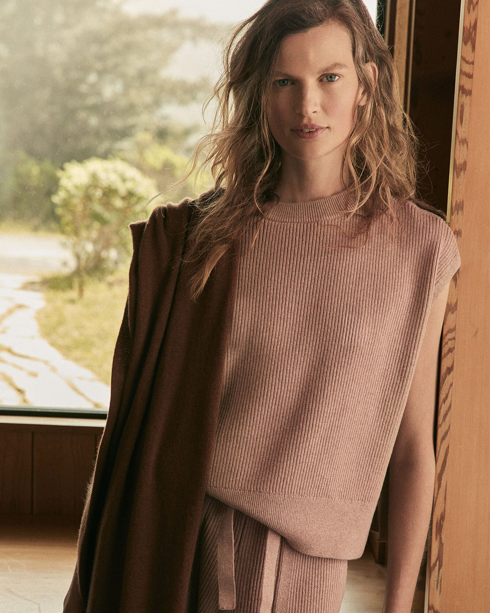 ORGANIC COTTON CASHMERE DROP SHOULDER TEE | Talbots US
