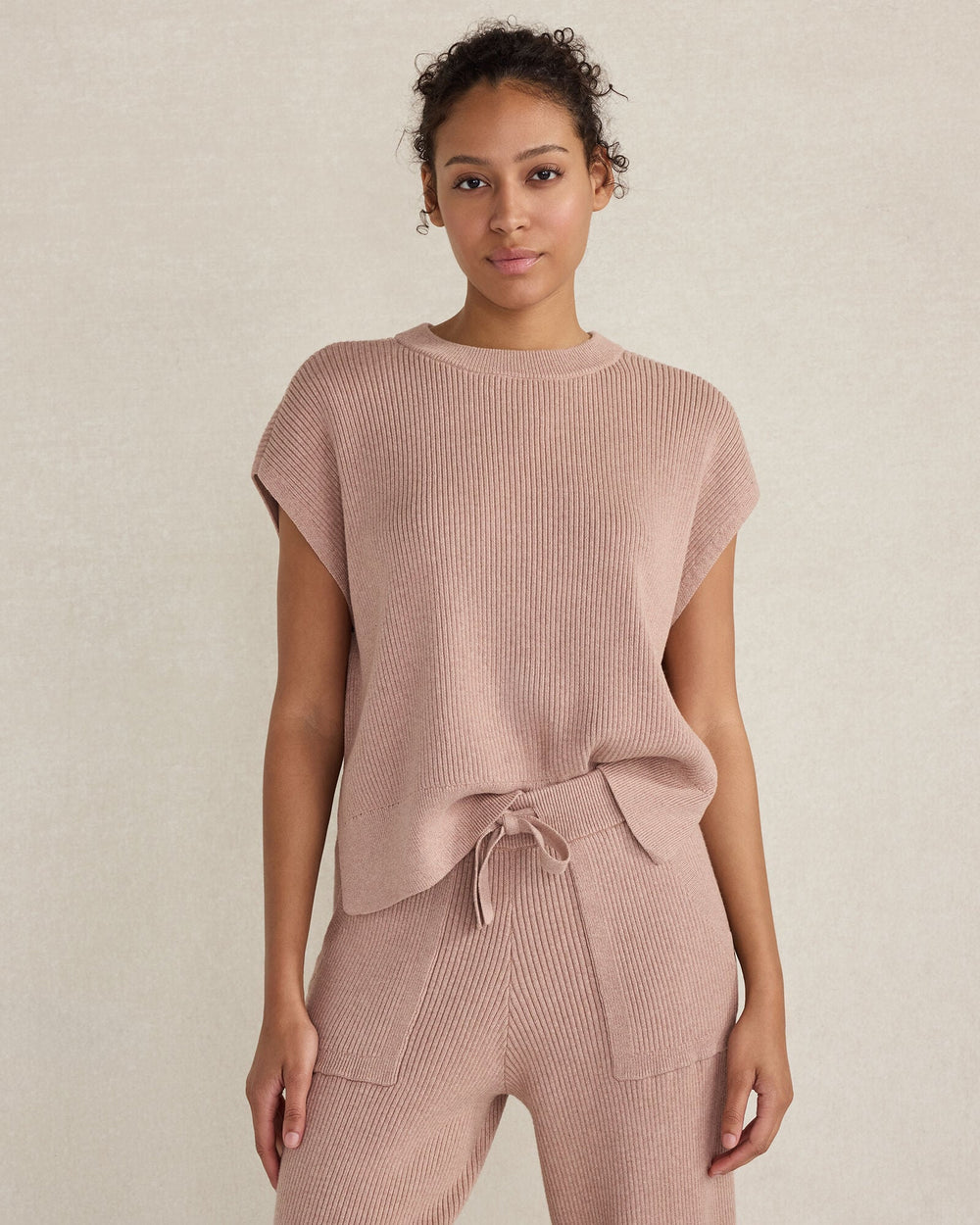 ORGANIC COTTON CASHMERE DROP SHOULDER TEE | Talbots US