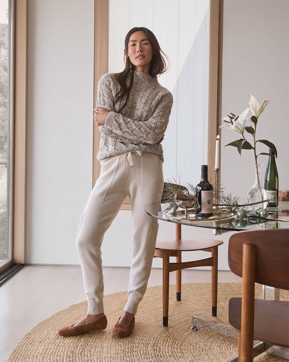 CASHMERE CARGO JOGGERS | Talbots on sale