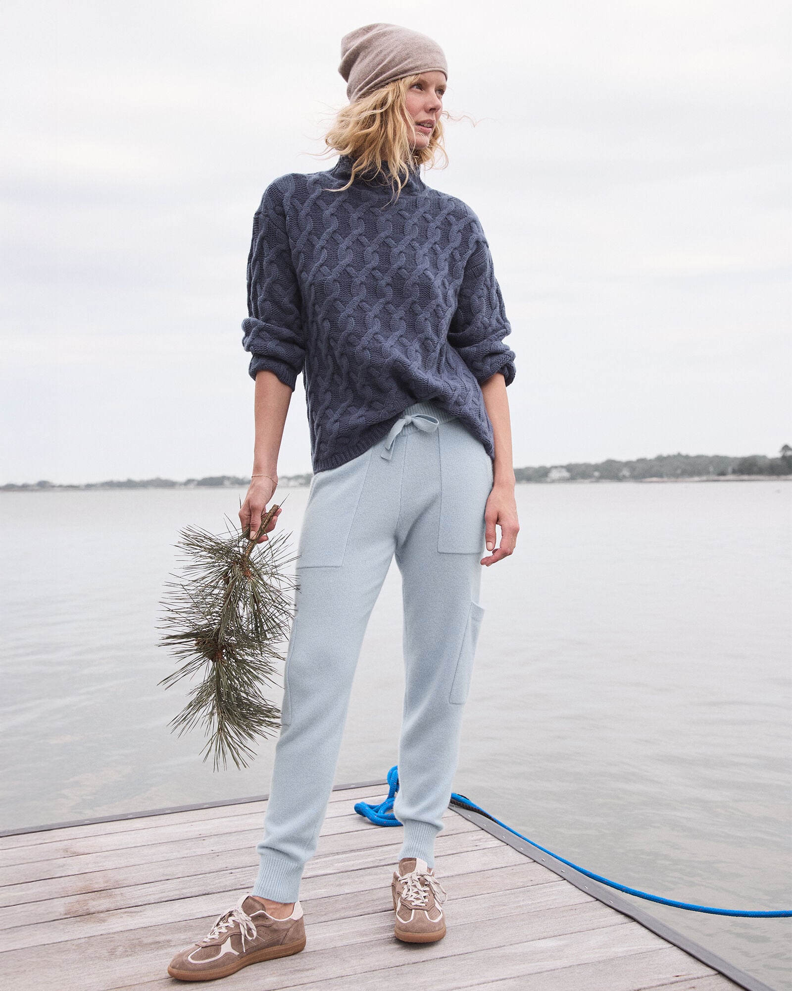 CASHMERE CARGO JOGGERS | Talbots on sale