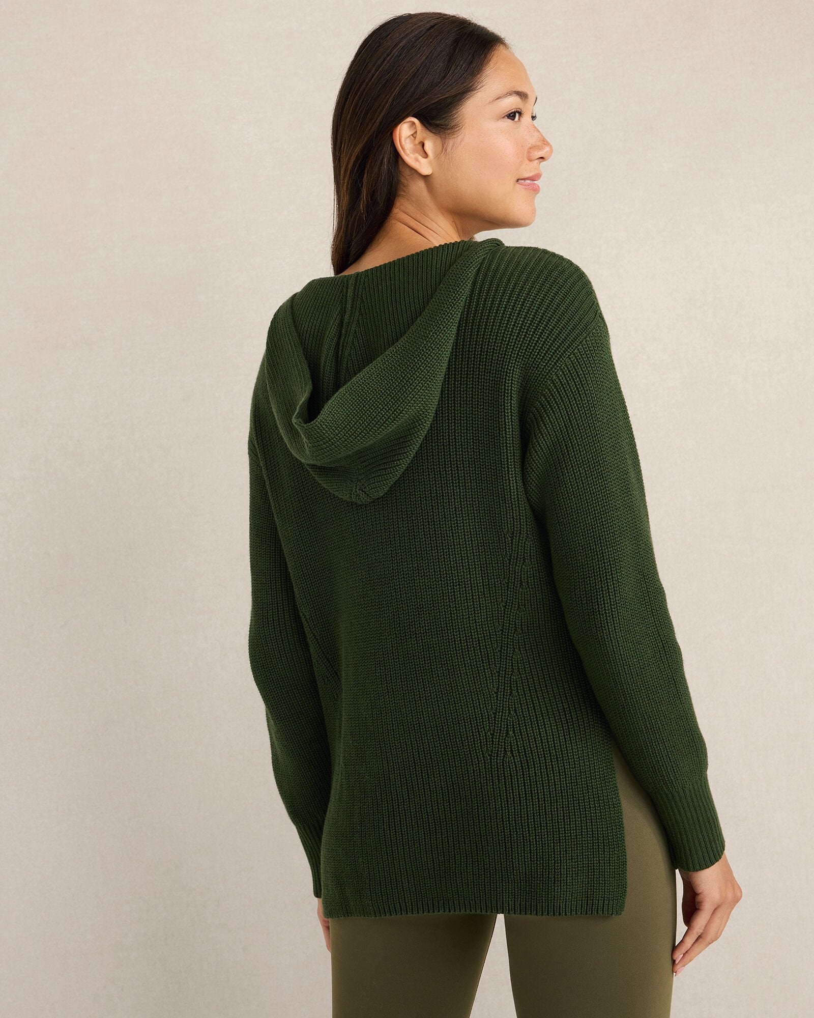 ORGANIC COTTON SHAKER STITCH HOODIE | Talbots near me