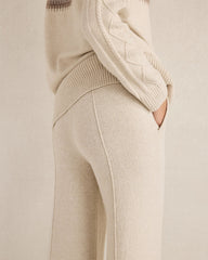 ORGANIC COTTON BLEND PINTUCK WIDE LEG PANTS | Talbots US