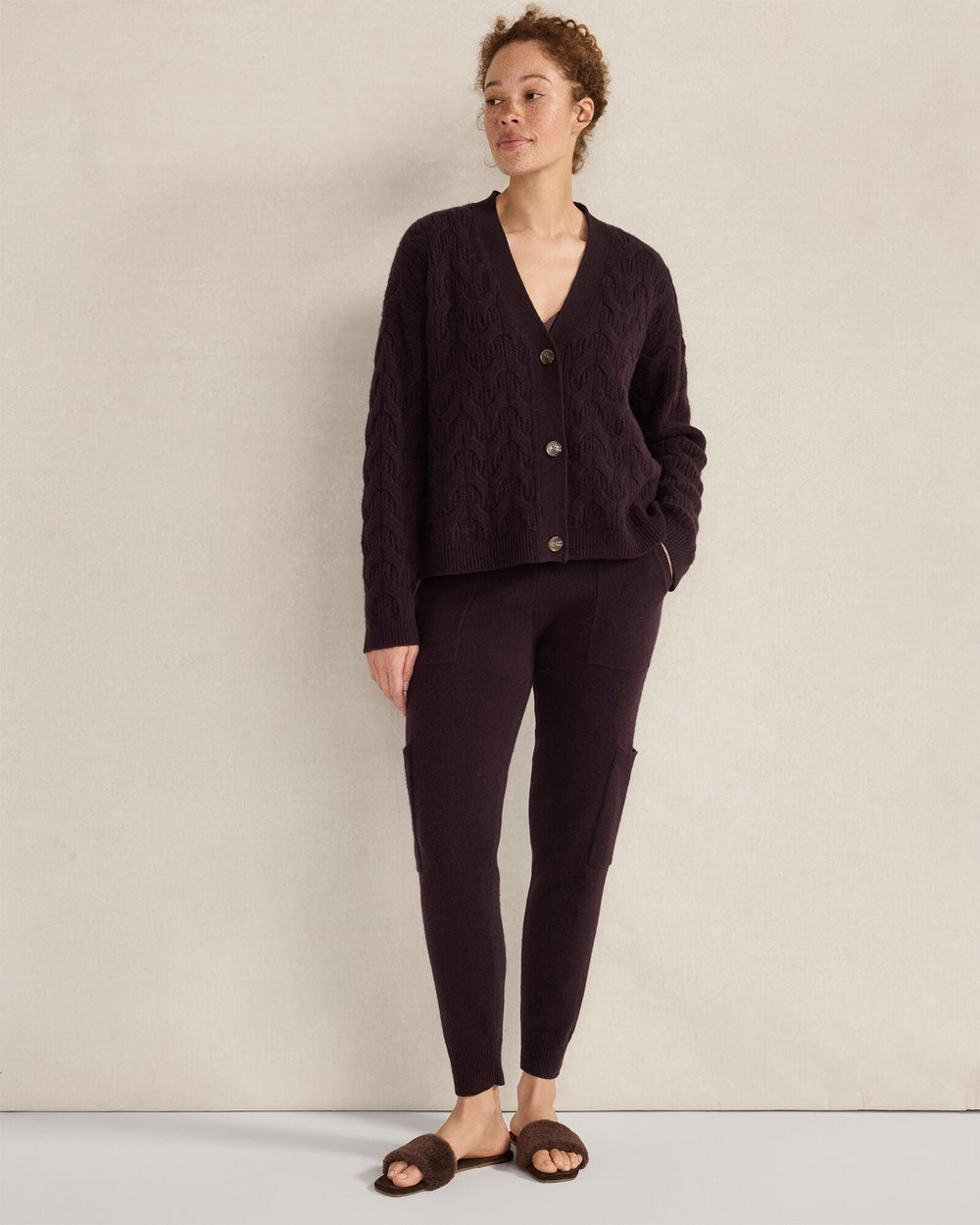 CASHMERE CABLE CARDIGAN | Talbots near me