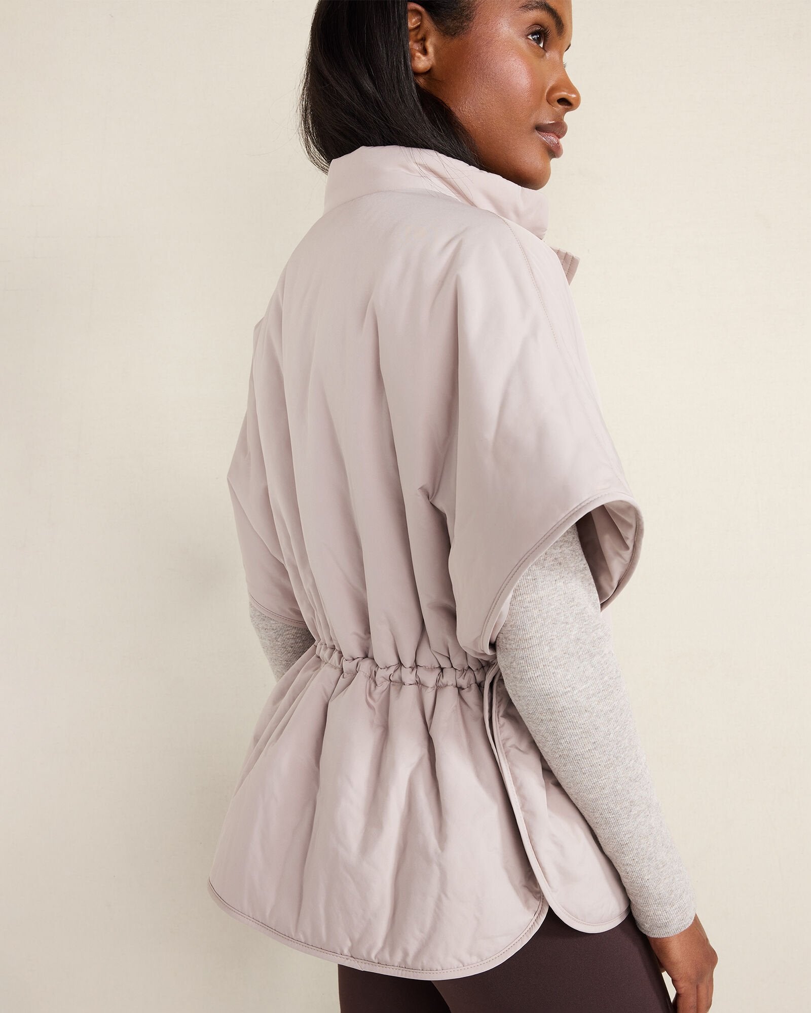 PUFFER DROP SHOULDER VEST | Talbots outlet