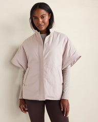 PUFFER DROP SHOULDER VEST | Talbots outlet