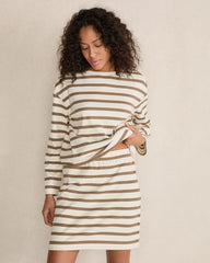 ORGANIC COTTON STRIPE SKIRT | Talbots sale