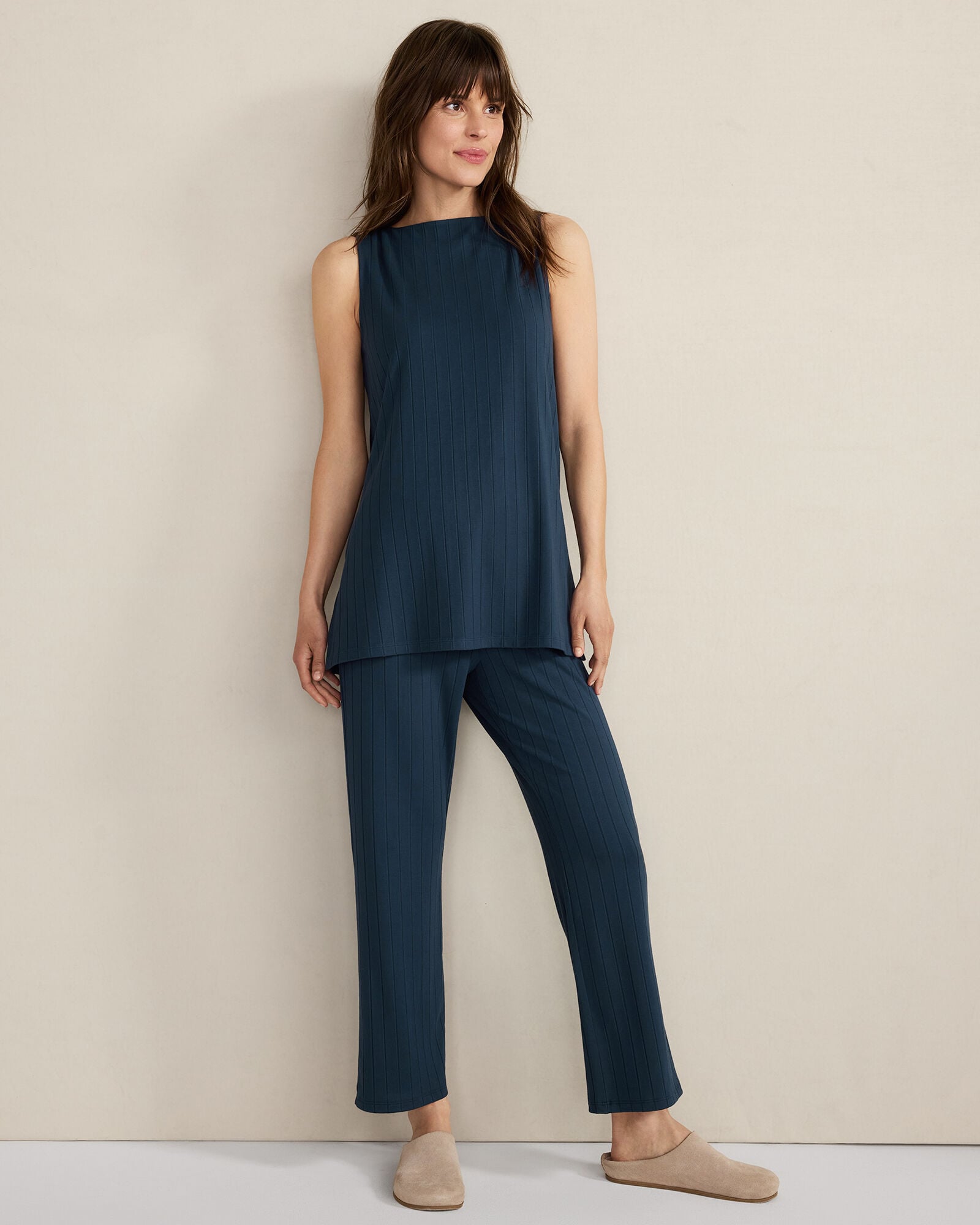 RIBBED KICK FLARE PANTS | Talbots outlet