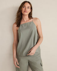 LUXE MODAL SQUARE NECK TANK TOP | Talbots US